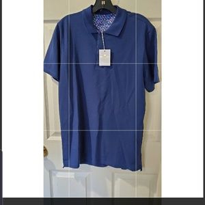 Polo/ NWT. %100 PIMA COTTON . NAVY COLOR. BERITGO